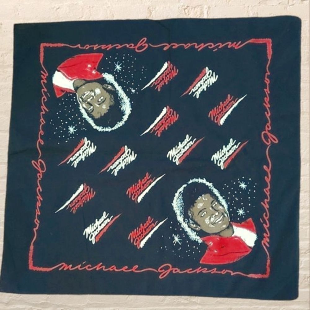 🔥VTG 80's Michael Jackson Bandana🔥